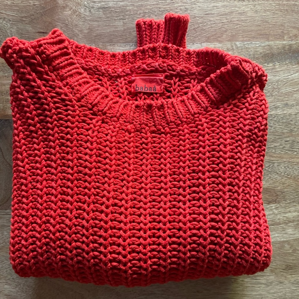 Babaa no 18 jumper in summer flame
